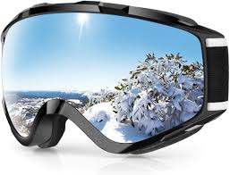 Masque Lunettes Antibuée Findway - Protection Optimale pour le Ski