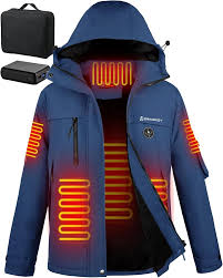 Chauffante Électrique Imperméable Coupe Vent pour le Ski