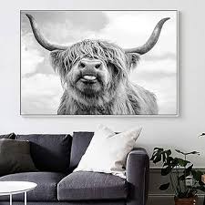 Highland Sauvages Peinture Impressions Décoration : L'art de la nature