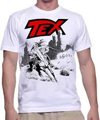T-shirt Tex Willer Loose en Coton - Un Style Humoristique