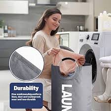 Corbeille Portable Pliable avec Poignée - Idéale pour le Linge