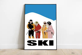 Affiche des Bronzés Font Du Ski - Un Hommage Humoristique