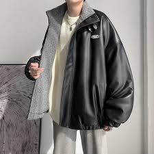 Veste Streetwear Homme SUBX Dagneau Rembourrée Oversize Noir