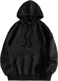 Hoodie Noir Confortable et Élégant