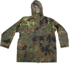 Parka Gore Tex Fratelliditalia Allemande Imperméable Flecktarn Militaire