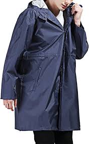 BoodTag Imperméable Capuche Manteau Anti Pluie pour Homme