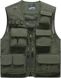 Vêtement de pêcheur Btmpmcs D'extérieur Multi Poches Respirant