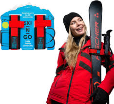 Ski N Go Porte Skis Bâtons - Emportez vos skis avec style
