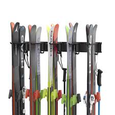 Support mural pour skis Ultrawall - Organisez votre garage avec style