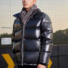 Doudoune Streetwear Métallisé - Élégance et Confort