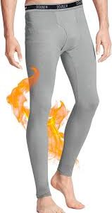 Double Thermique Sous Vêtement Élastique pour Homme - Idéal pour l'Hiver