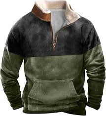 Pull 1/4 Zip Confort et Style pour Toutes les Aventures