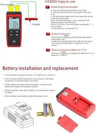 Thermomètre Thermocouple Double UT320D - Précision et Fiabilité