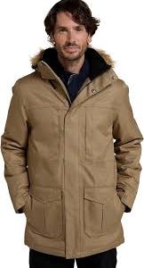 Veste Homme pour Grand Froid Mountain Warehouse Imperméable Respirante Fourrure