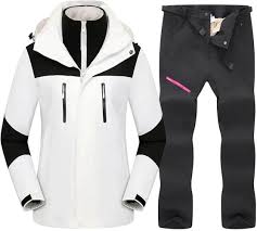 Combinaison Coupe Vent Imperméable pour Femme - Idéale pour le Ski