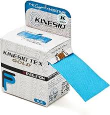 Kinesio TAPE GOLD 25024 BLEU : Solution Idéale pour Votre Récupération
