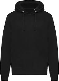 Hoodie Noir Sans Poches Unisexe – Élégance et Confort