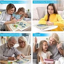 GRUNI Peinture Diamond Décoration 16x24inch - Élégance et Style