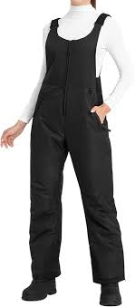 Combinaison Isotherme Ohuhu pour Femme - Pantalon de Ski Noir
