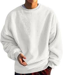Sweat Shirt Capuche en Peluche Polaire pour Homme
