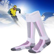 Chaussettes Longues Thermique pour Femme - Idéales pour le Ski et la Randonnée
