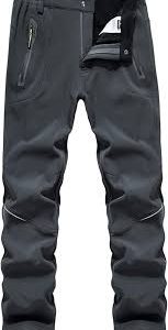 Pantalon Homme Randonnée Hiver BWBIKE Imperméable et Coupe Vent