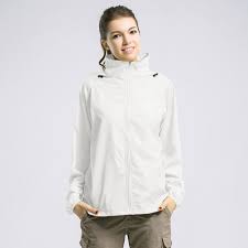 Veste coupe vent femme imperméable avec capuche respirante