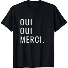 T-shirt Design Français - Oui Oui Tex
