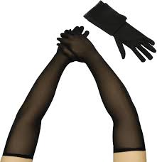 Mitaine Transparent pour Cocktail Halloween - Style et Élégance