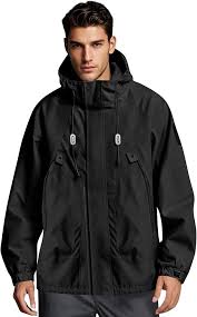 MOKBAY Imperméable Noir pour Hommes - Parfait pour vos Aventures en Plein Air