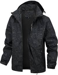 PADOLA Coupe Vent Imperméable Noir pour Homme - Protection et Style