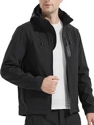 KUTOOK Imperméable Noir Homme pour Randonnées