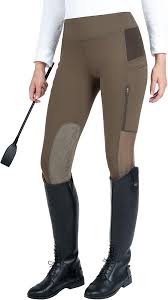 Pantalon d'Équitation FitsT4 avec Genouillères Élastiques