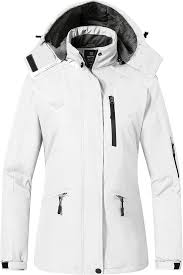 Manteau Femme Ski Imperméable et Coupe Vent - Wantdo