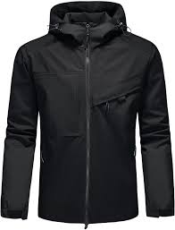 KUDORO Coupe Vent Imperméable Trench Coat Multiples