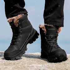 Chaussures de Randonnée Molleton Antidérapantes pour Homme