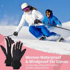 Gants de Ski Anjetan Imperméables et Thermiques