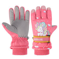 Mitaine Imperméable pour Enfant - Licorne - Gants Ski Parfaits