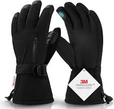 Gants de Ski Uolifrem Imperméables avec Thinsulate Thermique