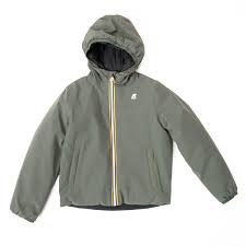 K Way Veste Unisexe Jack Réversible Kaki