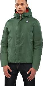 K Way Premiere Franck Thermo Homme - Veste Kaki Élégante et Fonctionnelle