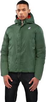 K Way Premiere Franck Thermo Homme - Veste Kaki Élégante et Fonctionnelle