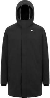 K Way Blouson en Polyester Noir Bleu pour Homme