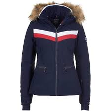 Blouson de Ski Peak Mountain ATALANTE Femme - Élégance et Performance en Bleu