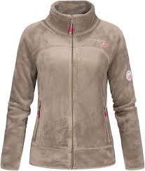 Gilet Polaire Femme UPALINE Taupe - Confort et Élégance