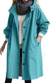 Trench Coat Imperméable Décontracté pour Femme - Élégance et Protection