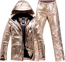 Combinaison Dorée Unisexe - Élégance et Performance pour le Ski