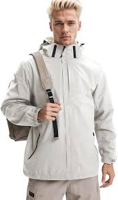 HVECZIXP Imperméable Amovible Windbreaker Trekking - La Veste Coupe Vent Idéale