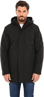 Parka Homme Noire Ciabalù - Élégance et Protection